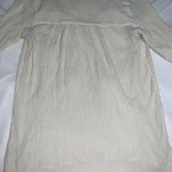 Billabong Boho Long Sleeves Button Up Top Size L - Picture 2 of 7